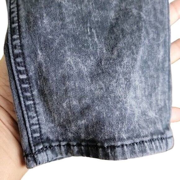 Rag & Bone Women's Justine Skinny Jeans Acid Wash Rosebowl Black size 29 - Picture 11 of 11